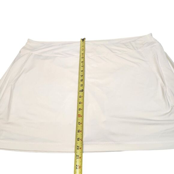 J Jill Fit A-Line Knit Skort 4X Shorts White Stretchy Short Casual Pocket Plus - Picture 13 of 14